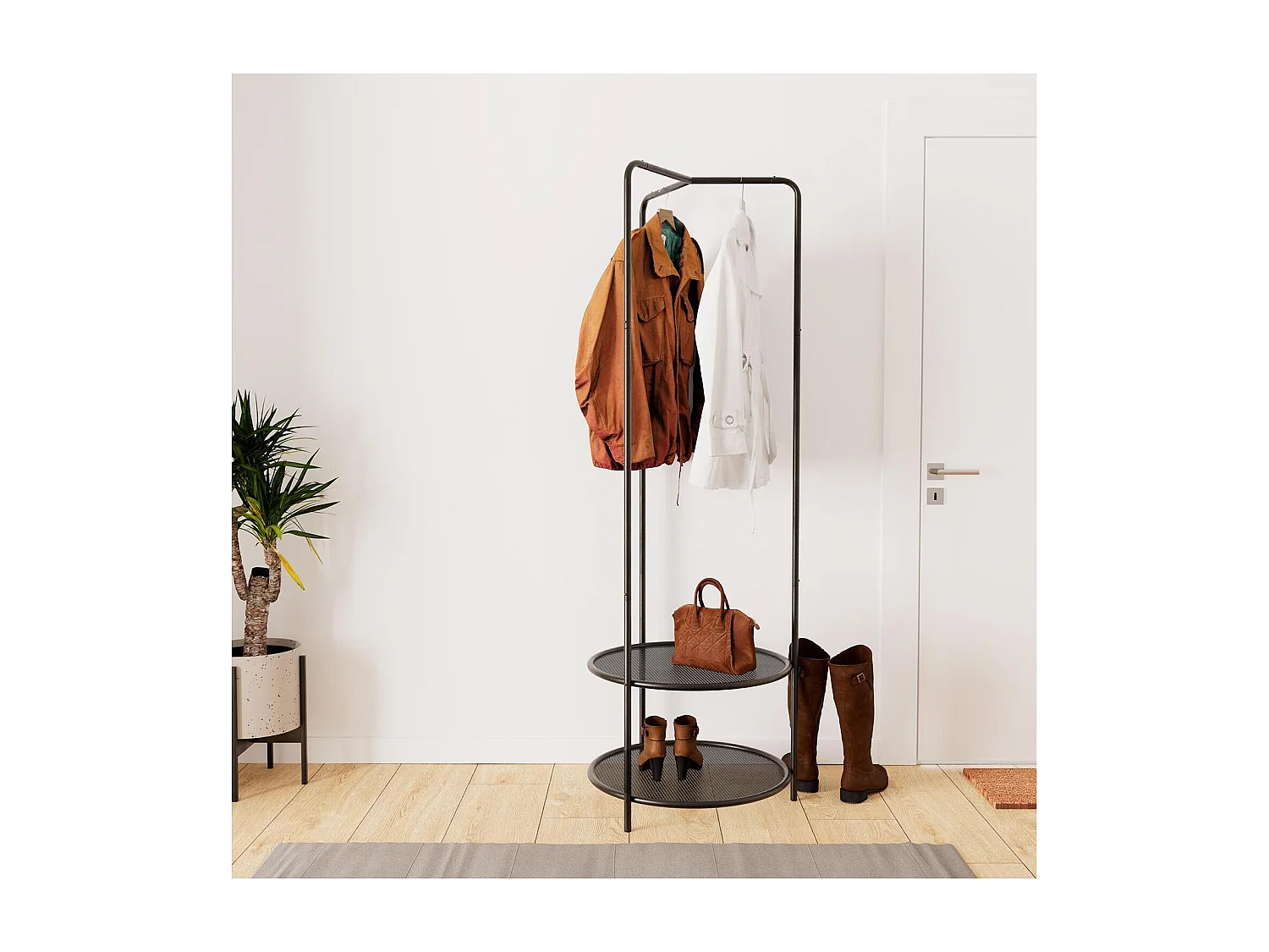 Josh metalen kledingrek