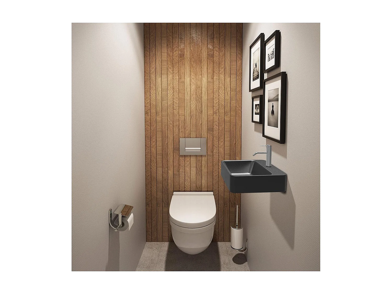 Lavabo da appoggio quadrato SMART