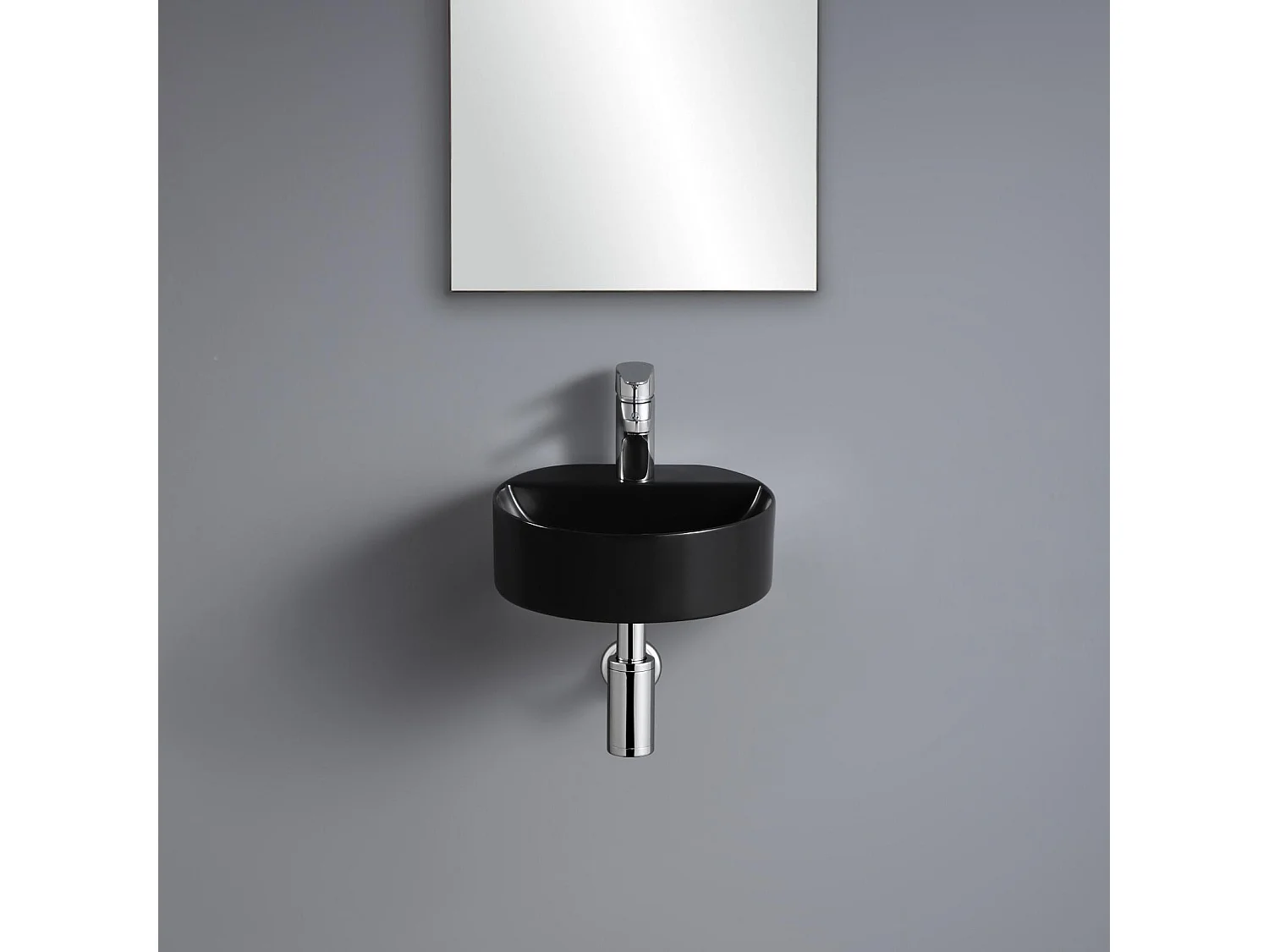 ROLLO ronde wandgemonteerde handwasbak