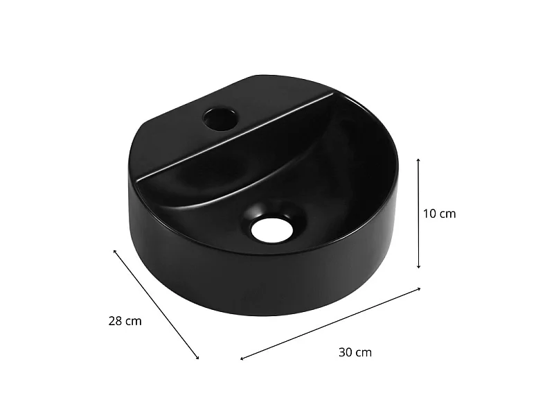 ROLLO ronde wandgemonteerde handwasbak