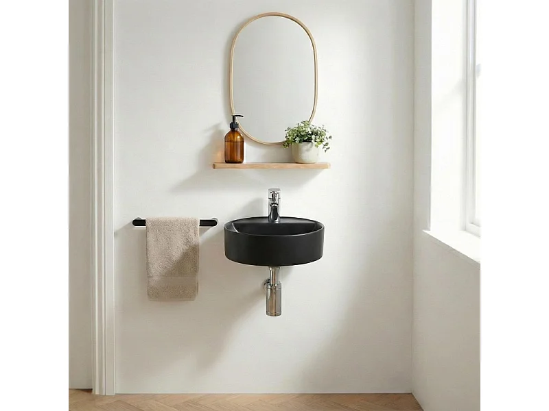 ROLLO ronde wandgemonteerde handwasbak
