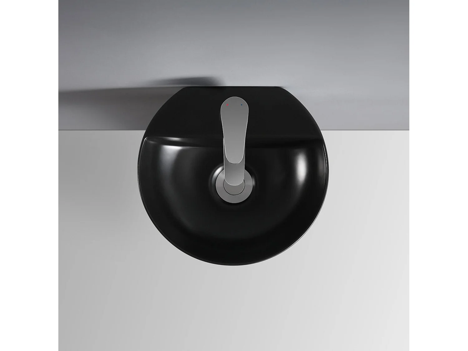 ROLLO ronde wandgemonteerde handwasbak
