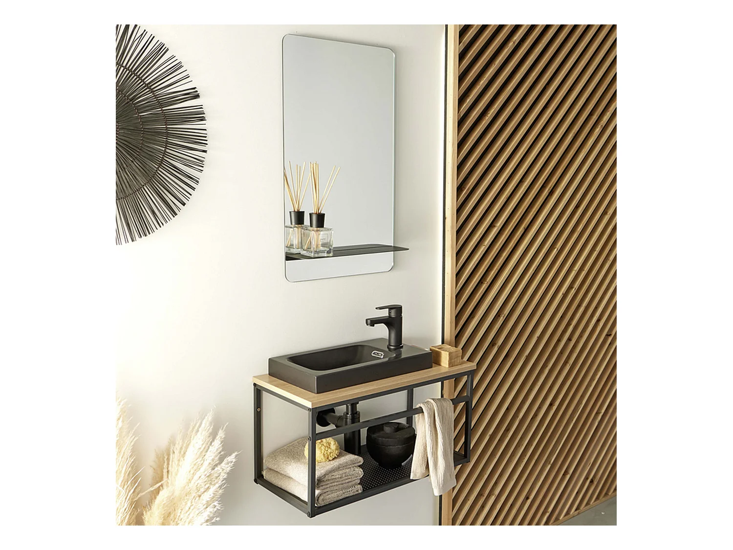 Grifo warm-koud eenhendel handwastafelkraan