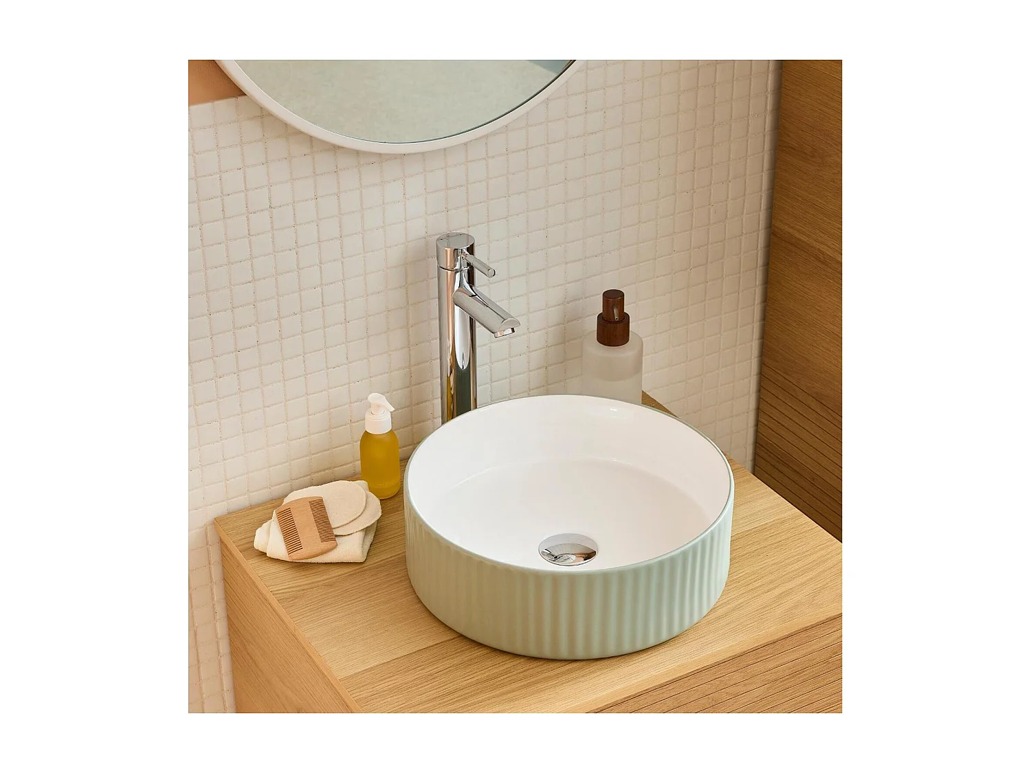 Miscelatore per bagno con bocca alta GRIFO