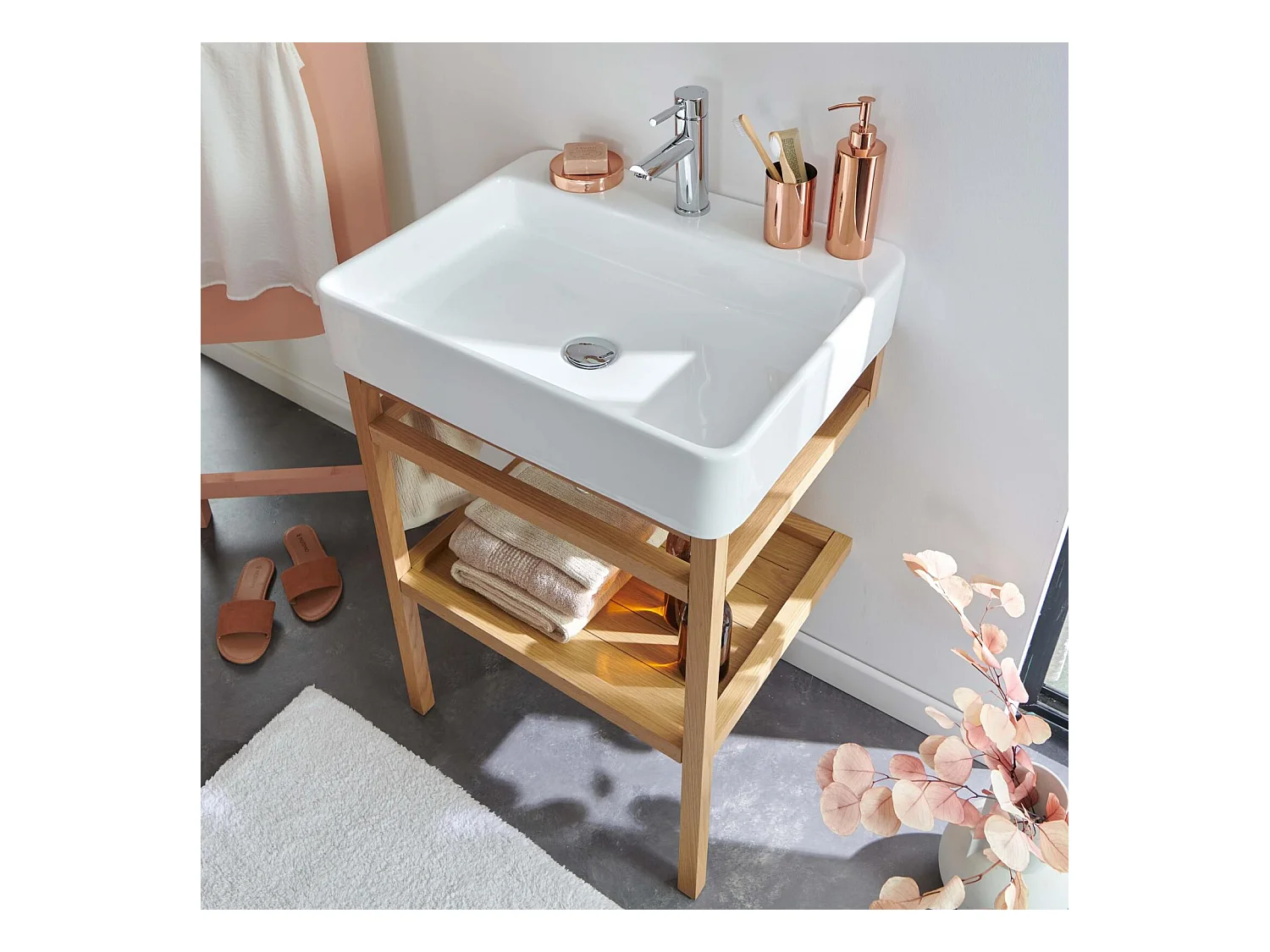 TAP badkamerkraan met lage uitloop