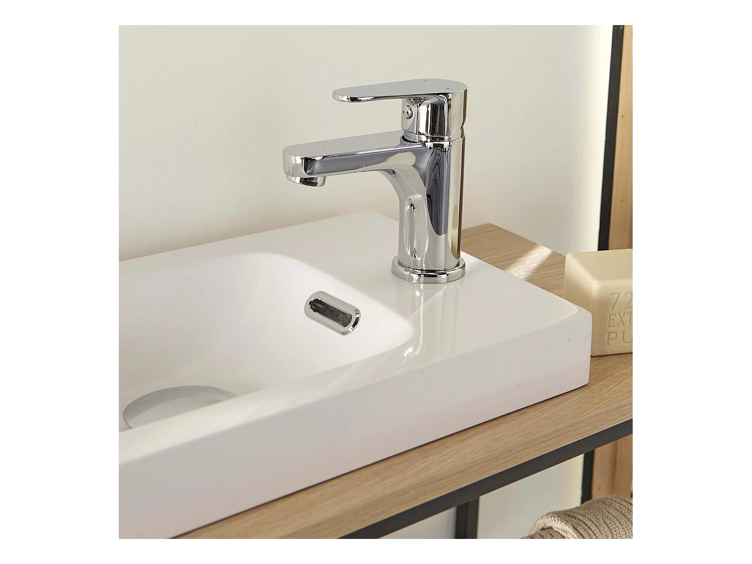 Grifo warm-koud eenhendel handwastafelkraan