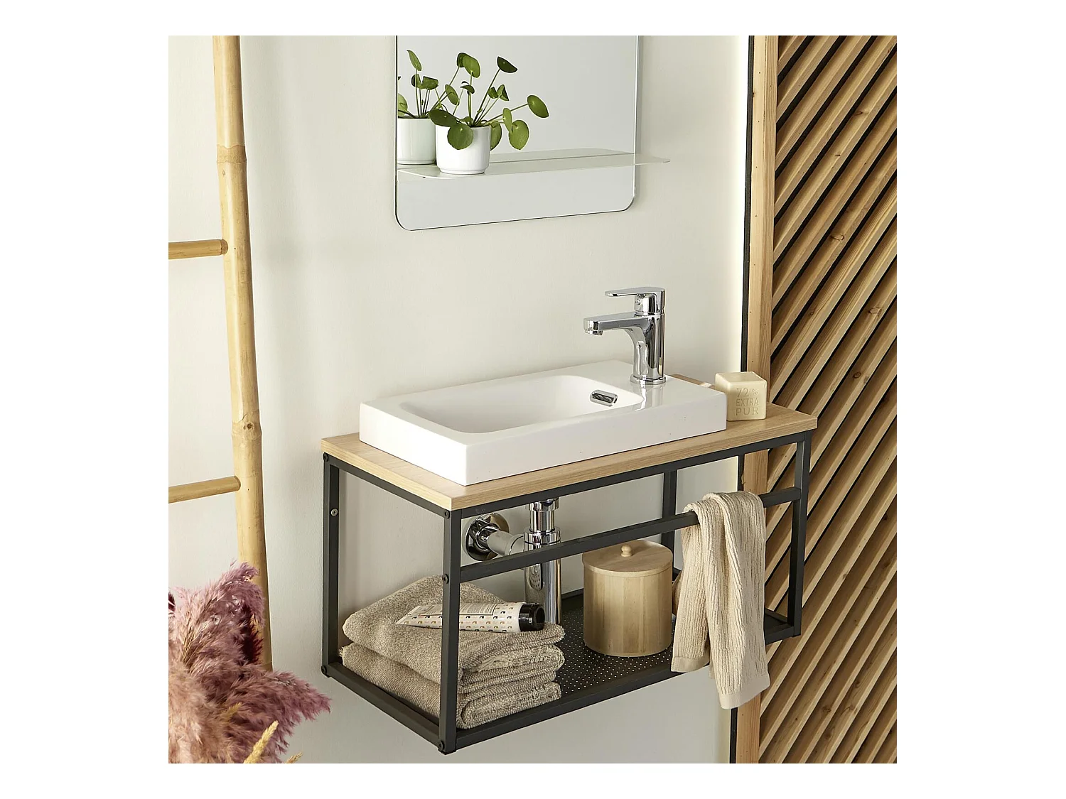 Grifo warm-koud eenhendel handwastafelkraan