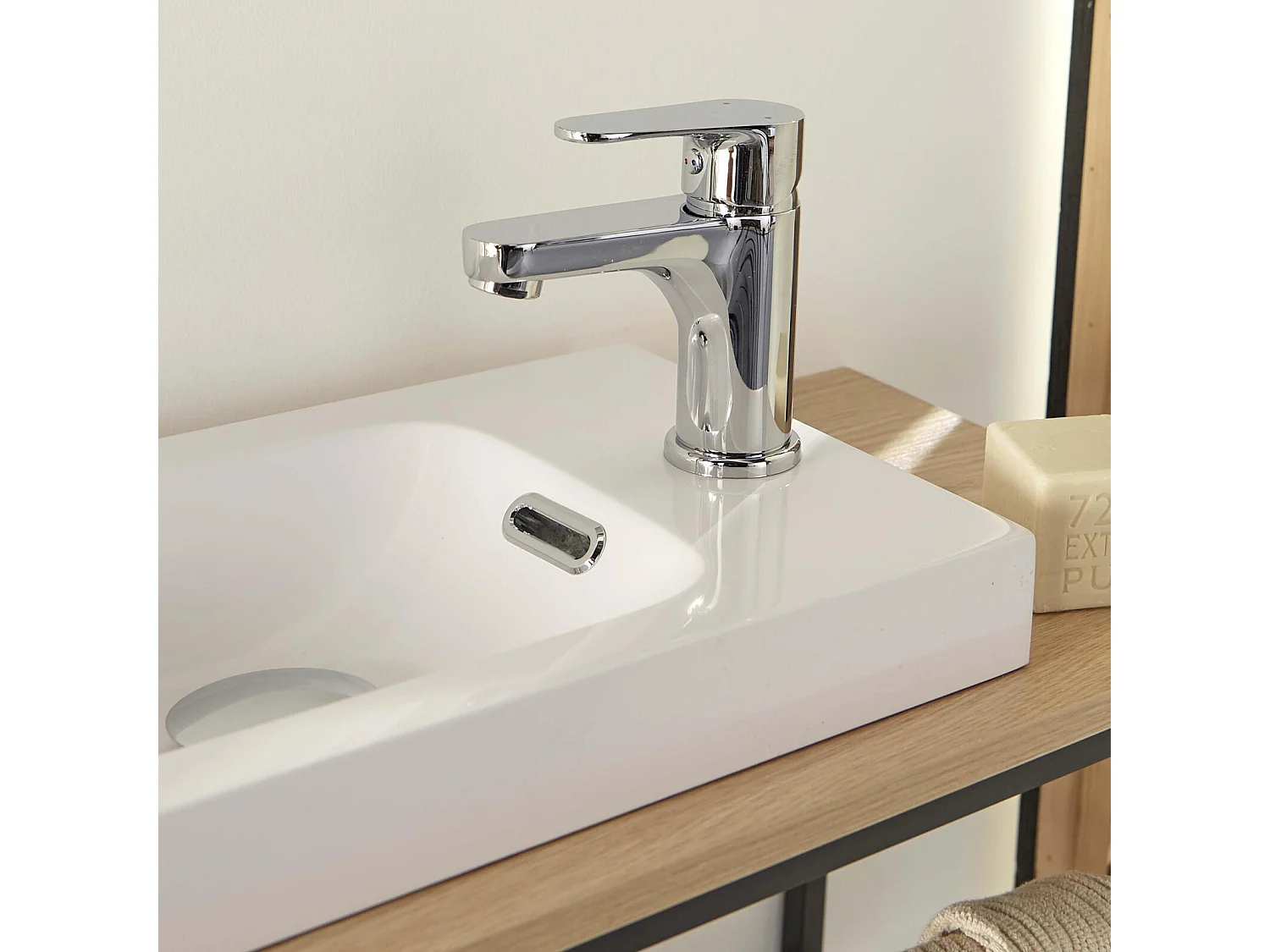 Grifo warm-koud eenhendel handwastafelkraan