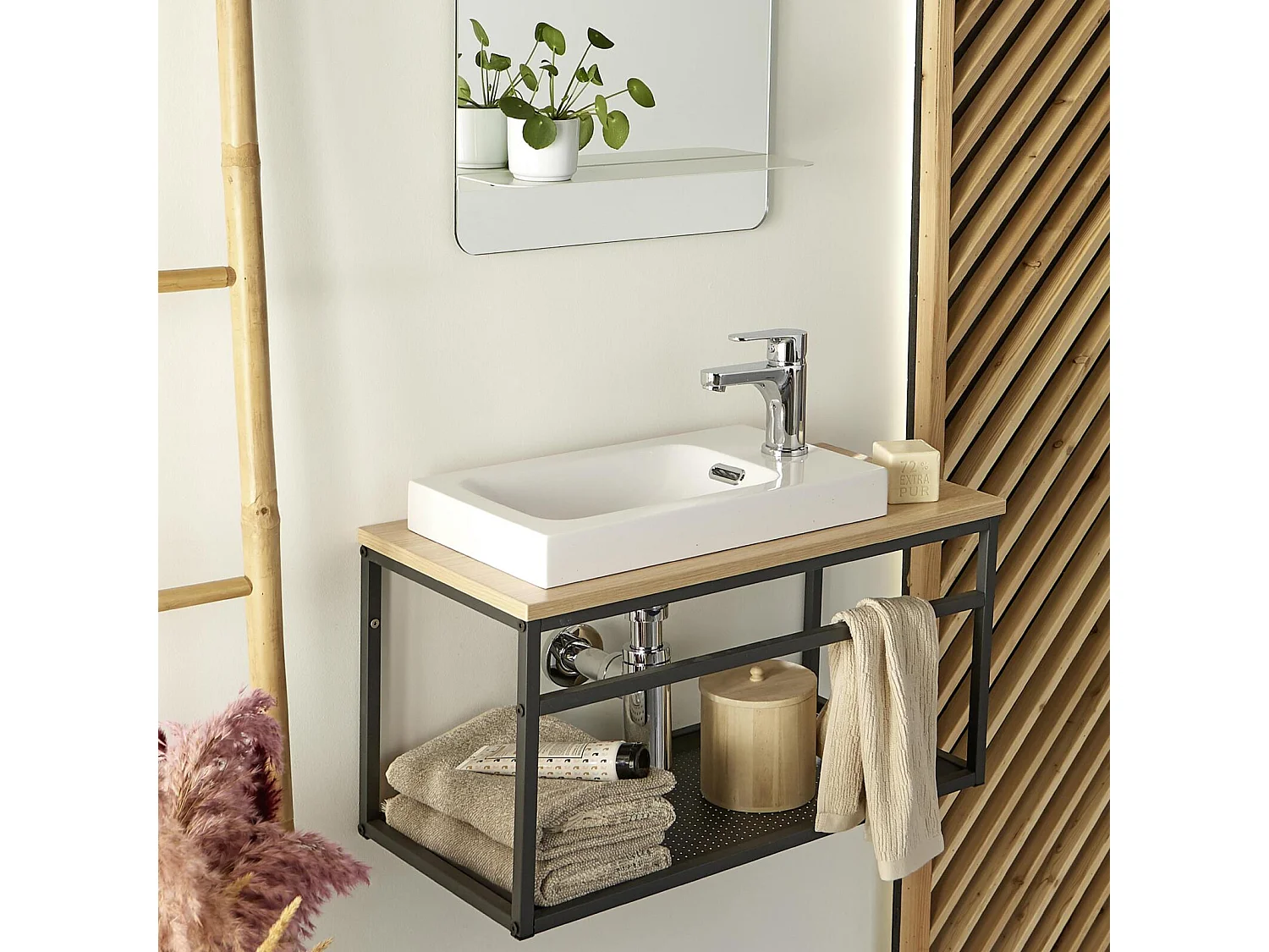 Grifo warm-koud eenhendel handwastafelkraan