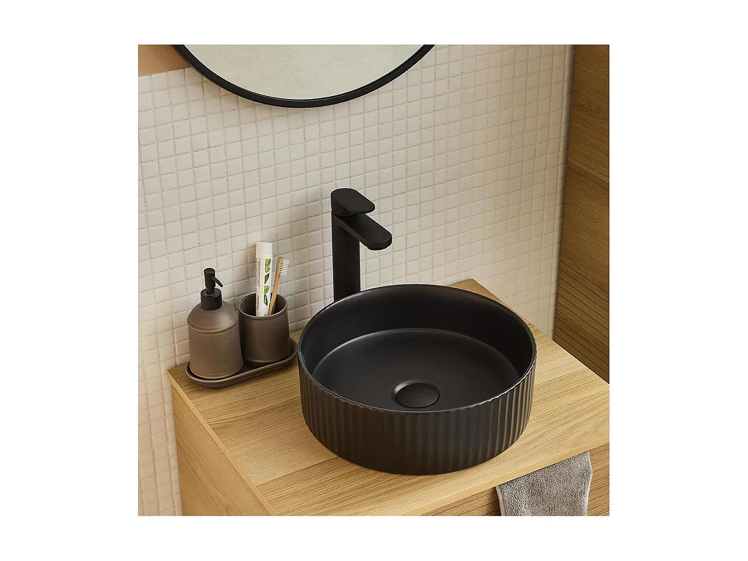 ROB hoge uitloop eenhendel badkamerkraan