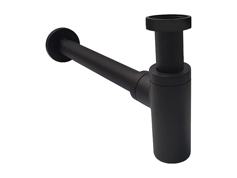 Siphon rond en laiton ajustable et recoupable D32mm