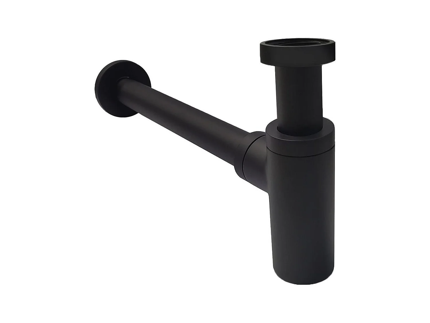 Siphon rond en laiton ajustable et recoupable D32mm