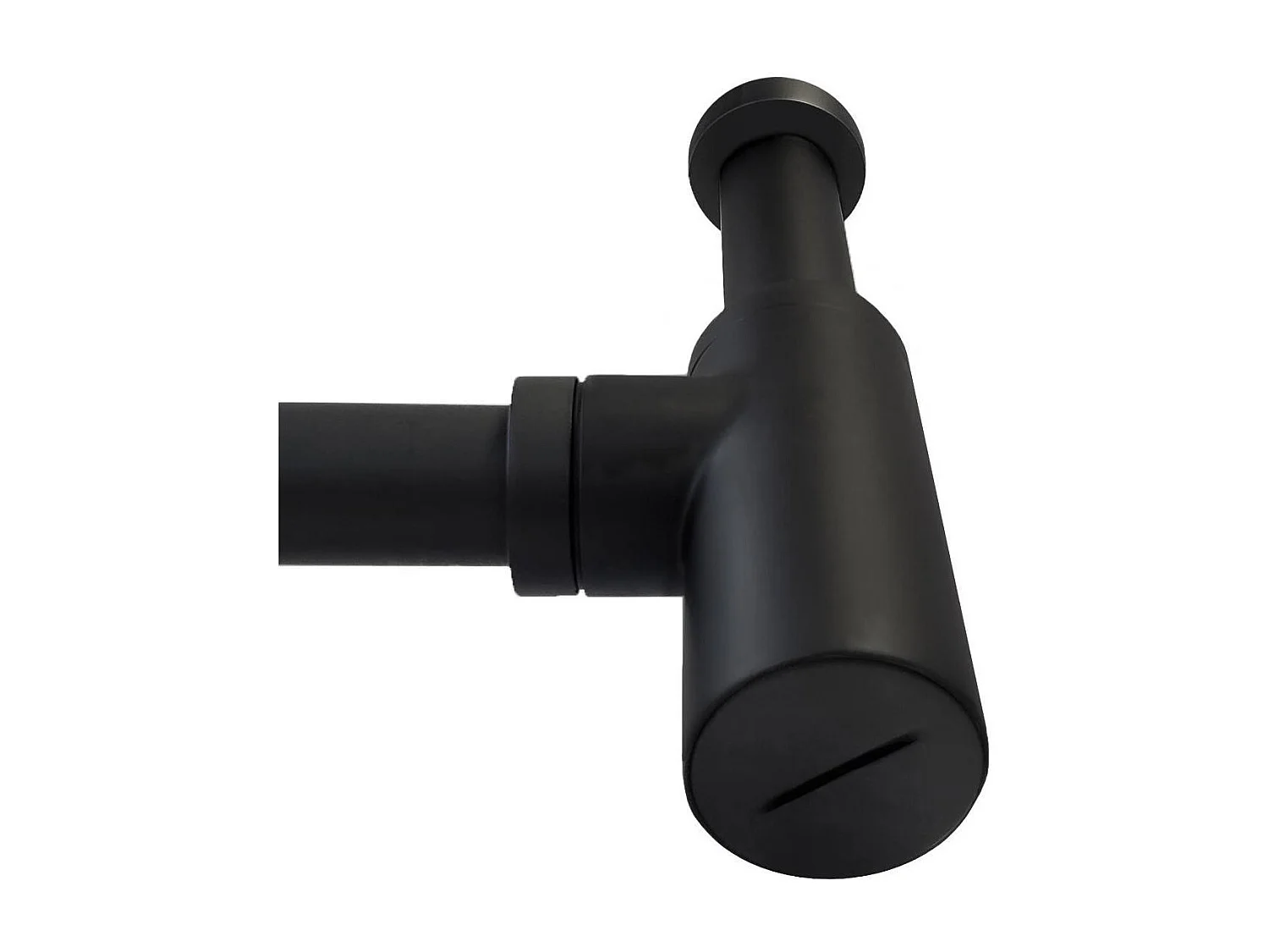 Siphon rond en laiton ajustable et recoupable D32mm