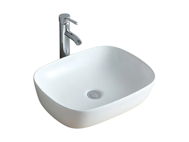 Umywalka owalna ceramiczna DIEGO nablatowa
