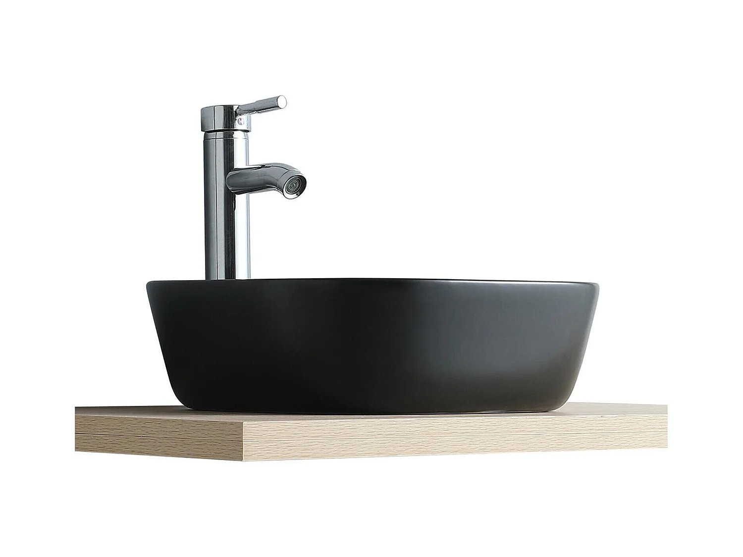 Diego vierkante keramische wastafel