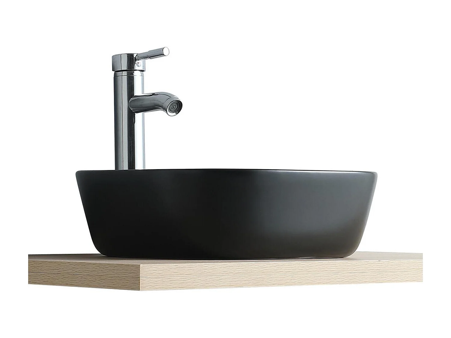 Diego vierkante keramische wastafel