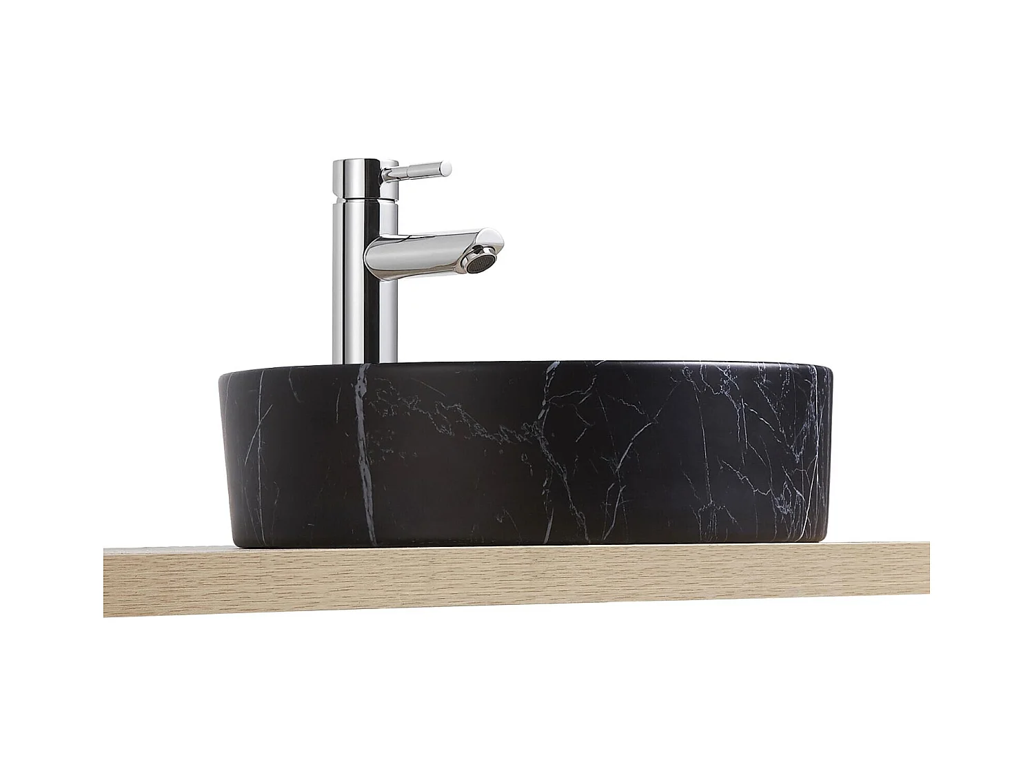 Lavabo sobre encimera efecto mármol Naya