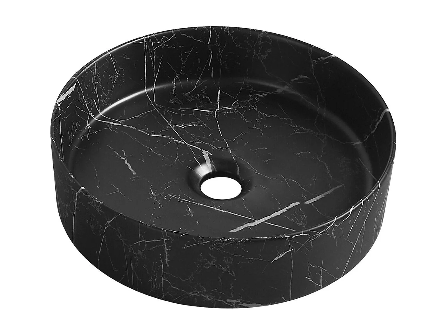 Lavabo sobre encimera efecto mármol Naya