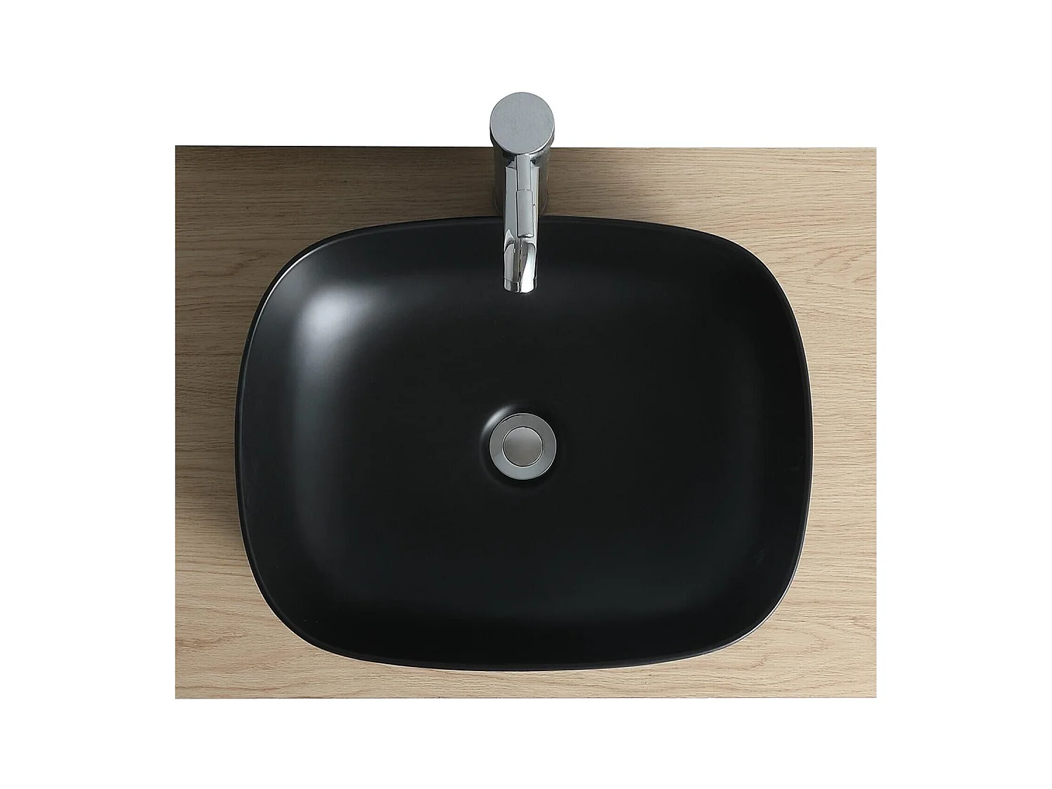 Lavabo ovale da appoggio in ceramica DIEGO