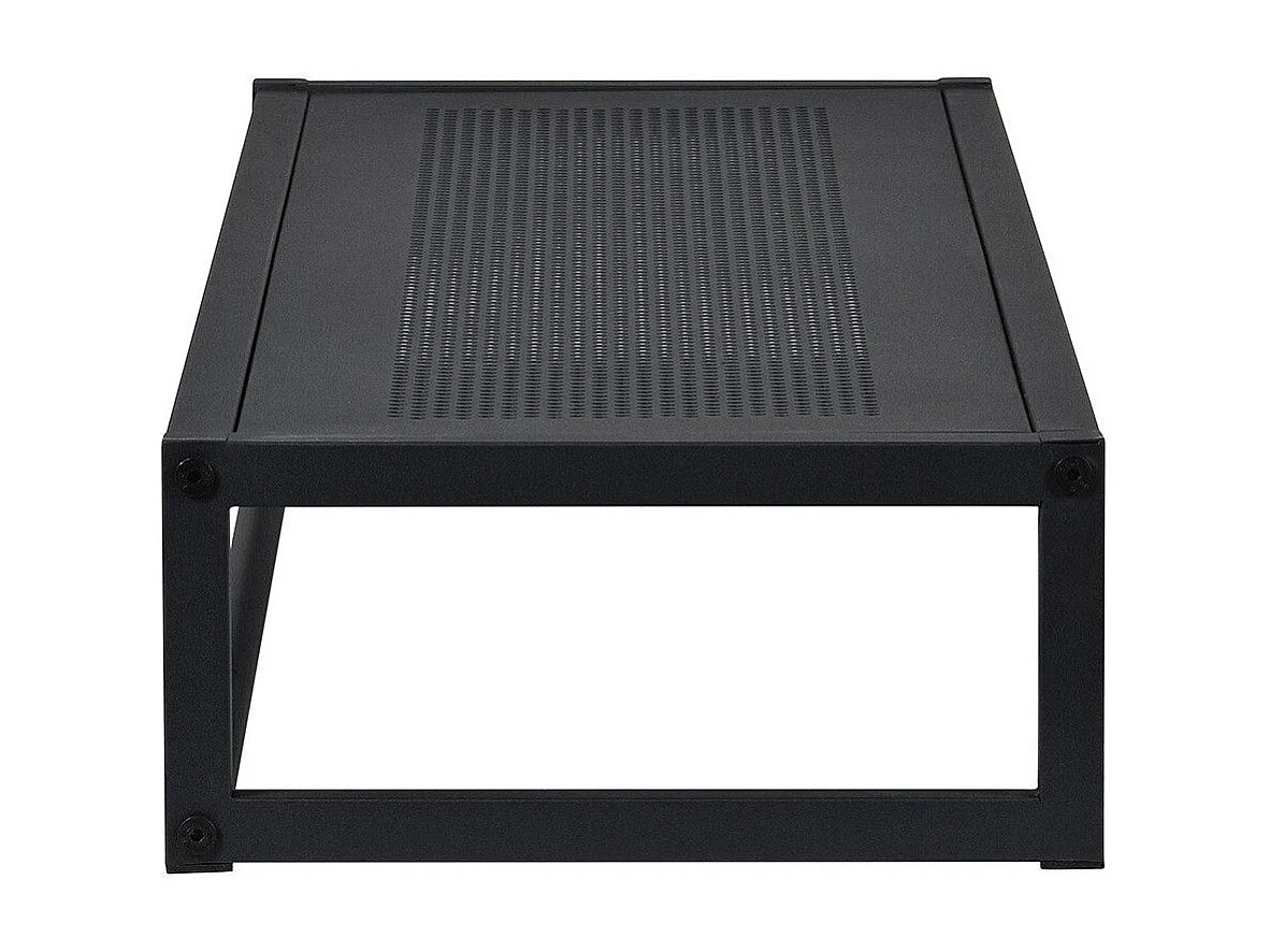 Etagère penderie murale métal noir 90x28,5cm