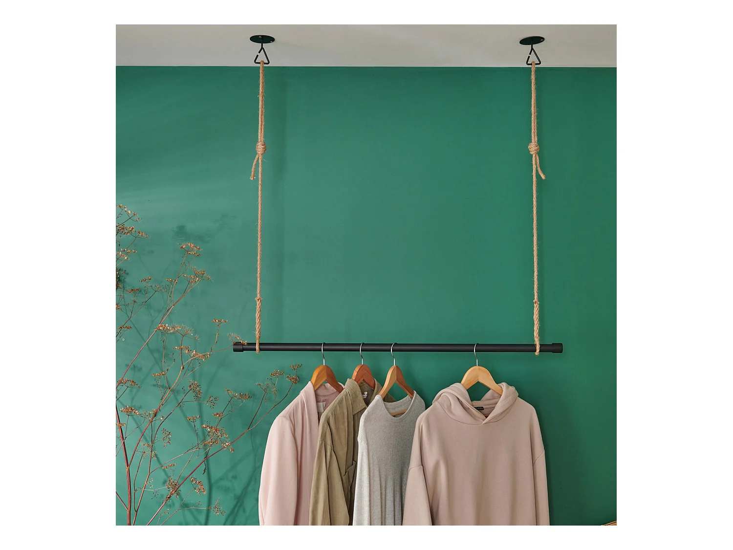 Lexy hangkast van metaal en touw