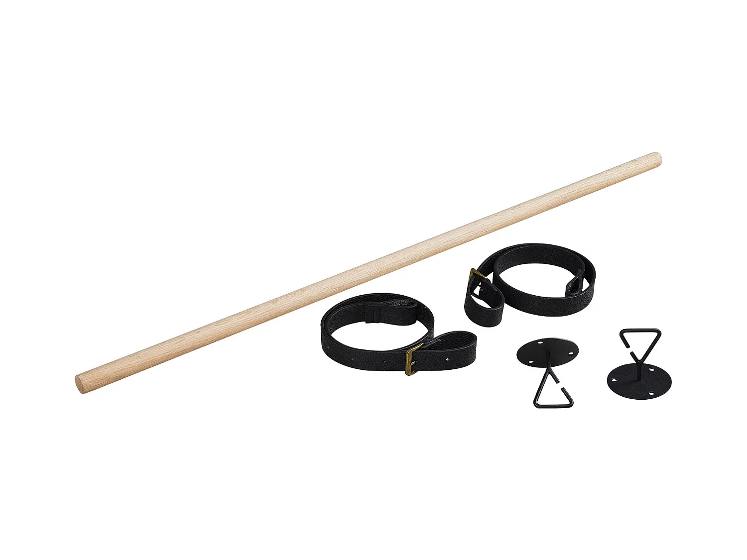 Viky hangkast van hout en leer