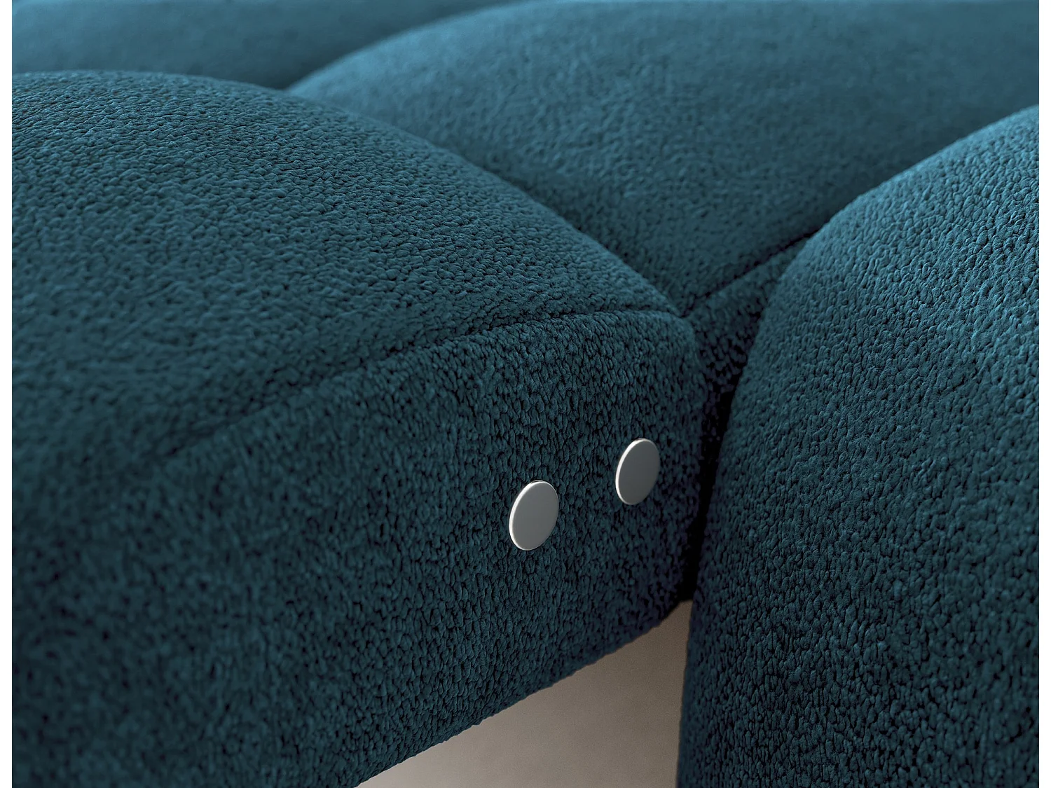 Ecksofa Olimpia L/Sitzfläche erweiterbar-elektrisch/Stoffbezug/Blau