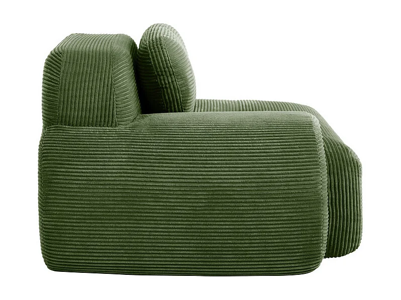 Lounge de jardim em vime e aço: mesa de centro + 2 cadeiras de balanço com almofada - Branco e Marrom