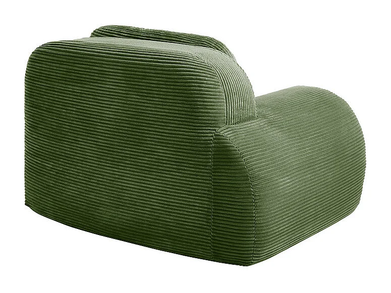 Lounge de jardim em vime e aço: mesa de centro + 2 cadeiras de balanço com almofada - Branco e Marrom