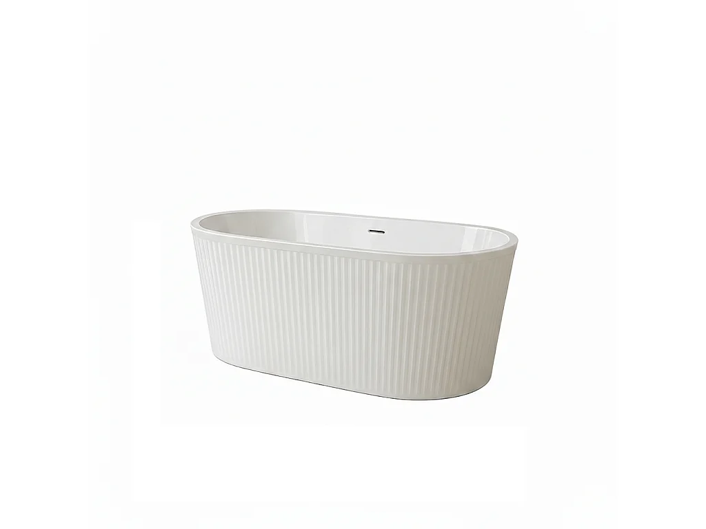 Vasca freestanding ovale CORBIN bianca 170 cm