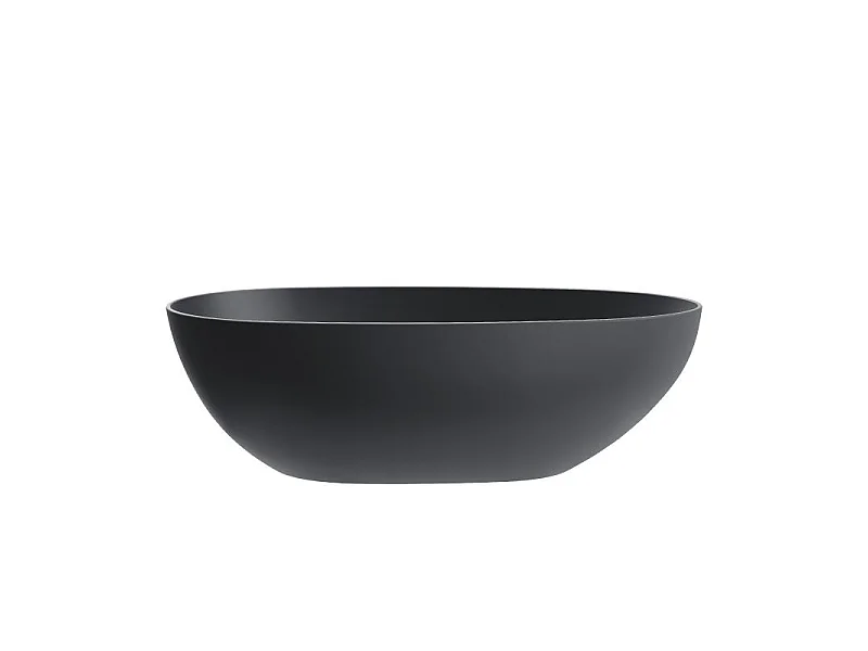 Vasca freestanding ovale FLORIDA nera opaca 165 cm