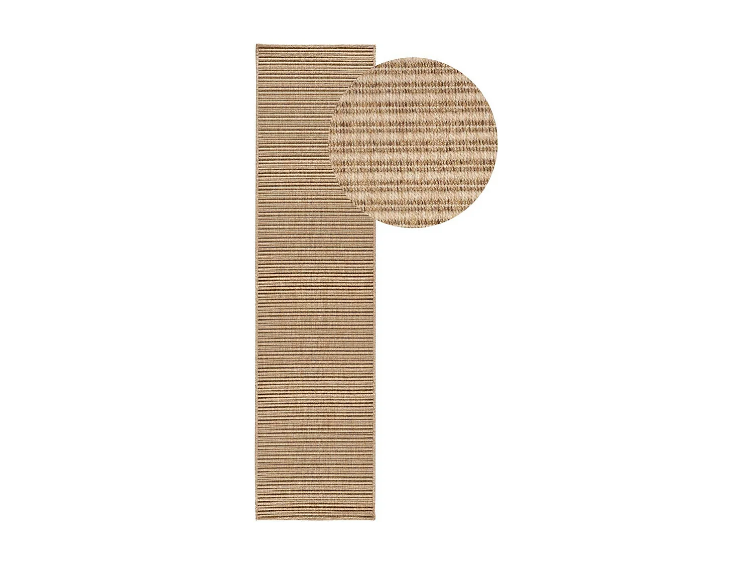 Buitentapijt - natuurlijk - beige - 48x200 cm - NATURA