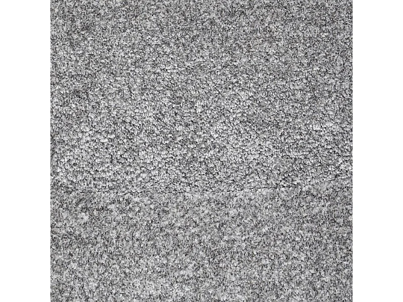 Lot 2 tabourets de bar rembourré tissu doux gris pied métal - JULIE