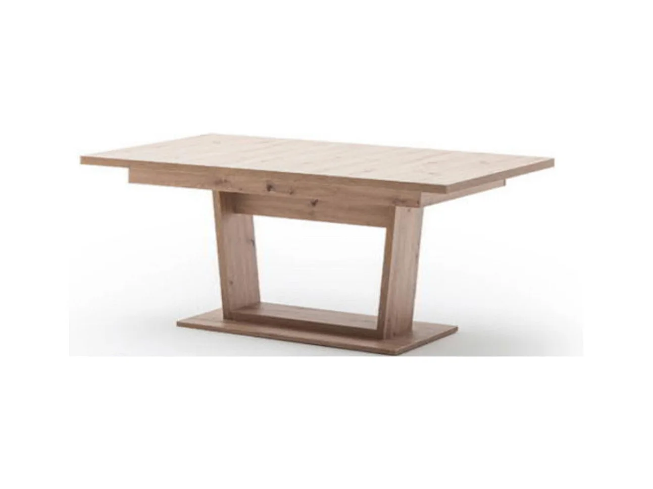 Table à manger extensible en chêne massif - L.180-280 x H.77 x P.100 cm