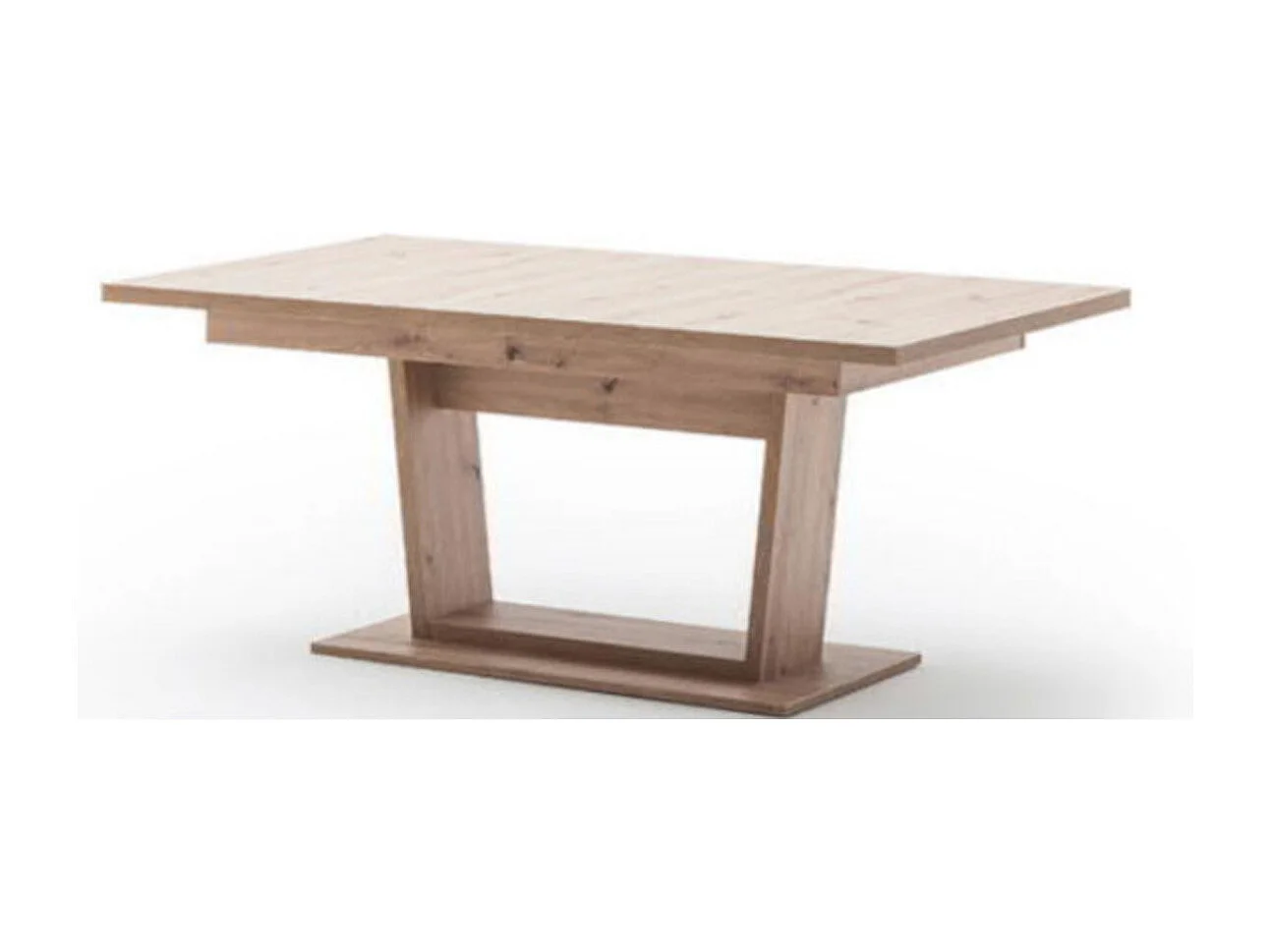 Table à manger extensible en chêne massif - L.180-280 x H.77 x P.100 cm