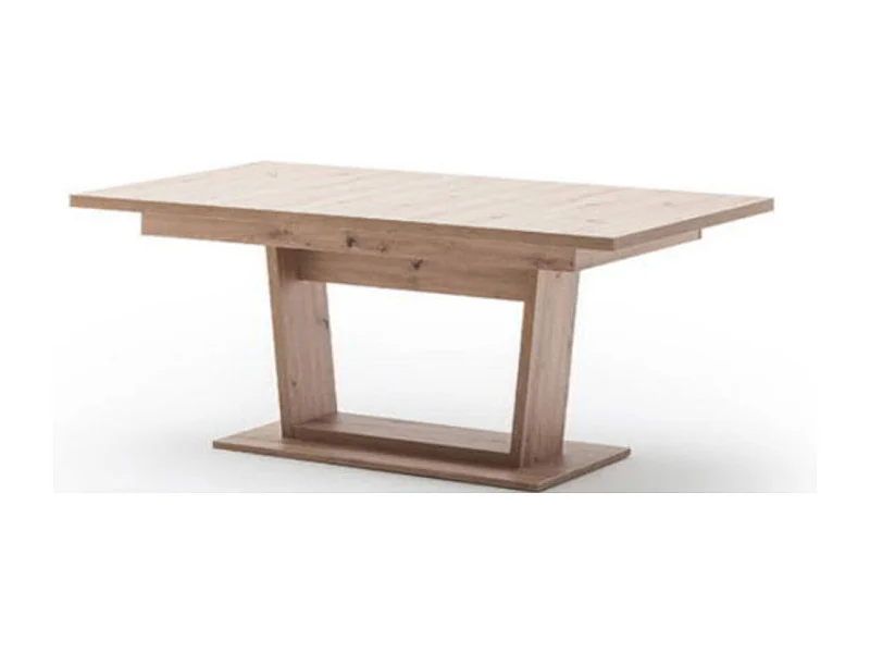Table à manger extensible en chêne massif - L.180-280 x H.77 x P.100 cm