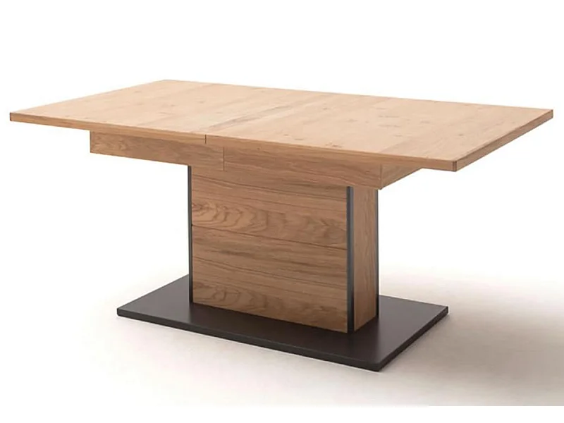 Table à manger extensible en chêne bianco - L.180-280 x H.77 x P.100 cm