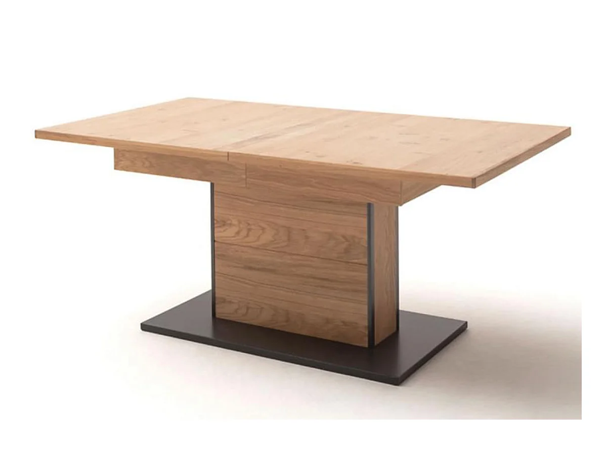 Table à manger extensible en chêne bianco - L.180-280 x H.77 x P.100 cm