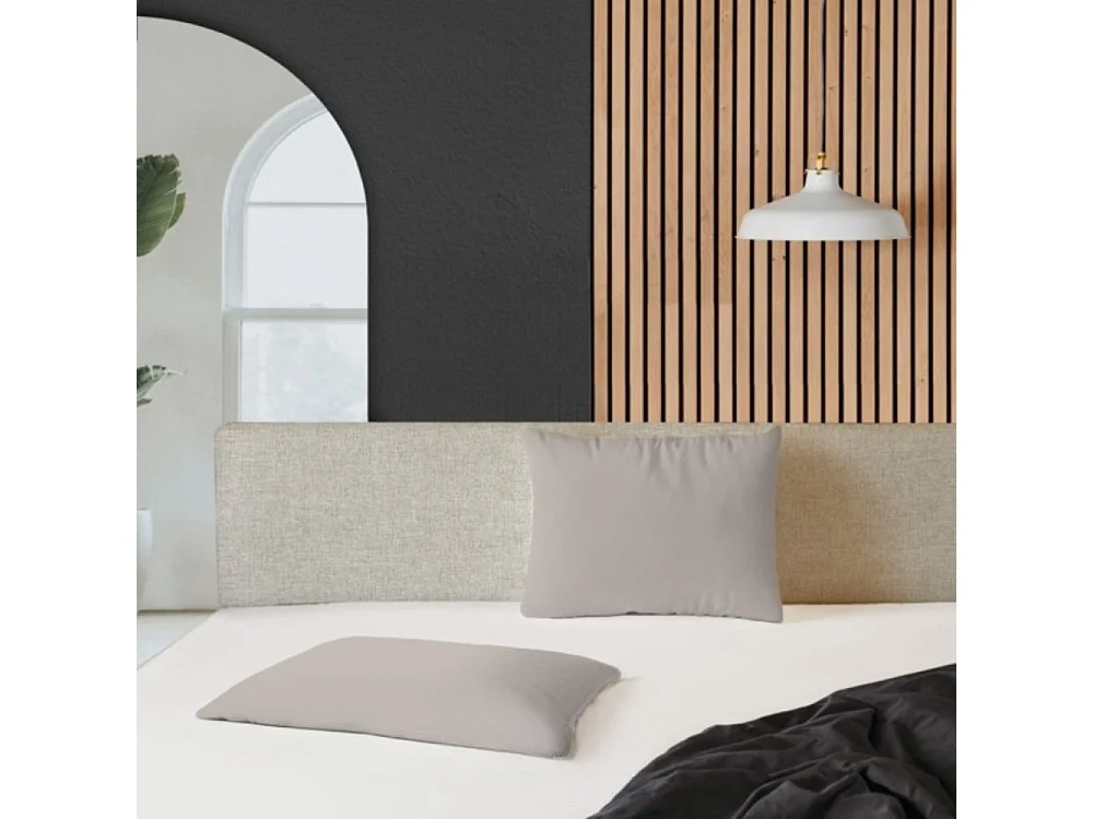 Taie d'Oreiller Microfibre "Oscar" 63x63cm Naturel