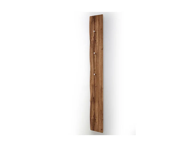 Vestiaire finition laquée coloris chêne wotan - Longueur 27 x Hauteur 196 x Pronfondeur 2 cm