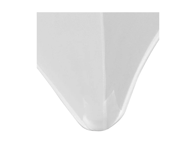 Capa Extensível para Mesa Branca - Pacote com 2 Peças 243x76x74 cm