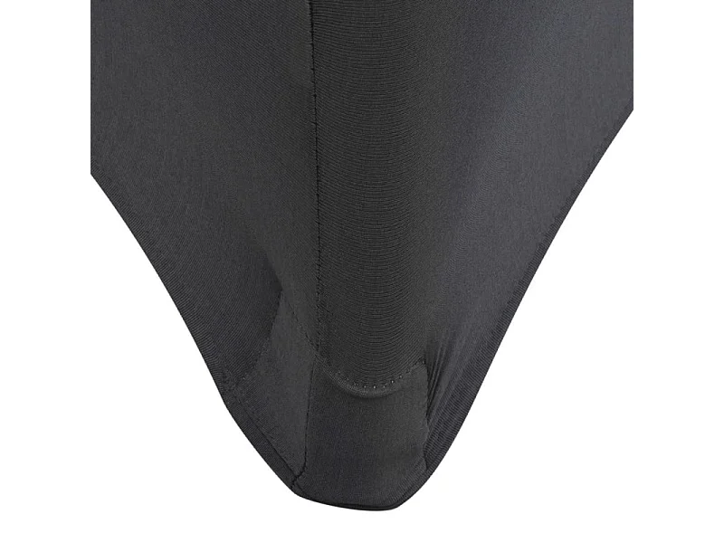 Stretch-Tischhusse 2 Stk. 243 x 76 x 74 cm Anthrazit