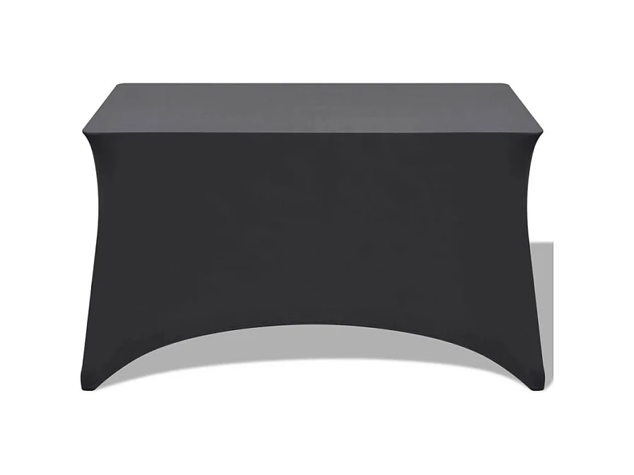 Capa Extensível Antracite para Mesa - 2 Peças 120x60,5x74 cm