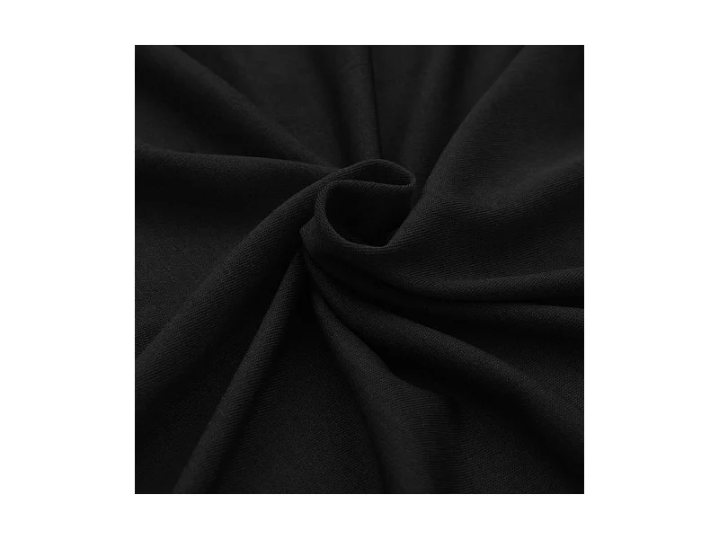 Capa Extensível para Mesa em Preto - Conjunto de 2 Peças 243x76x74 cm