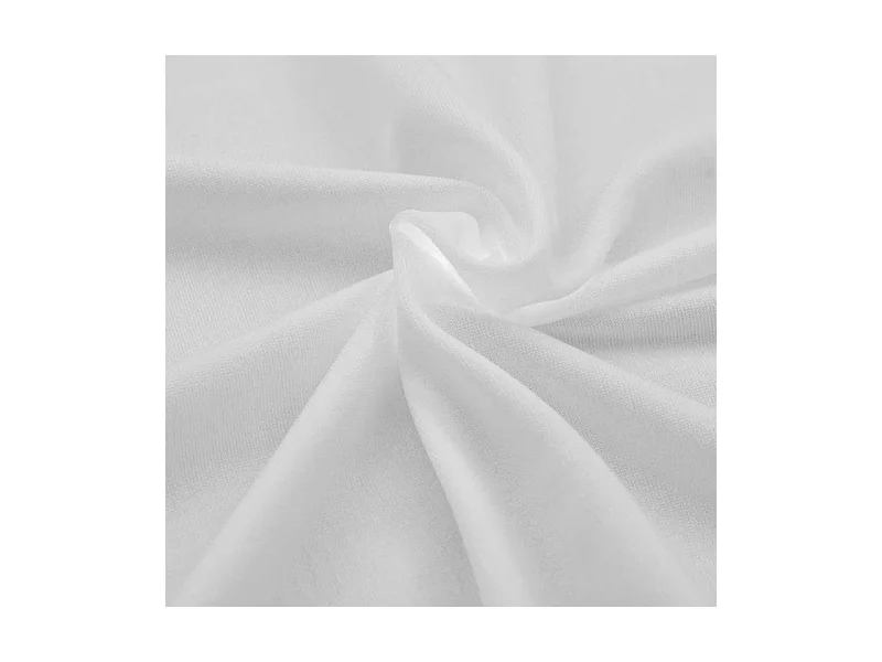 Capa Extensível para Mesa - Conjunto de 2 Peças Brancas 120x60,5x74 cm