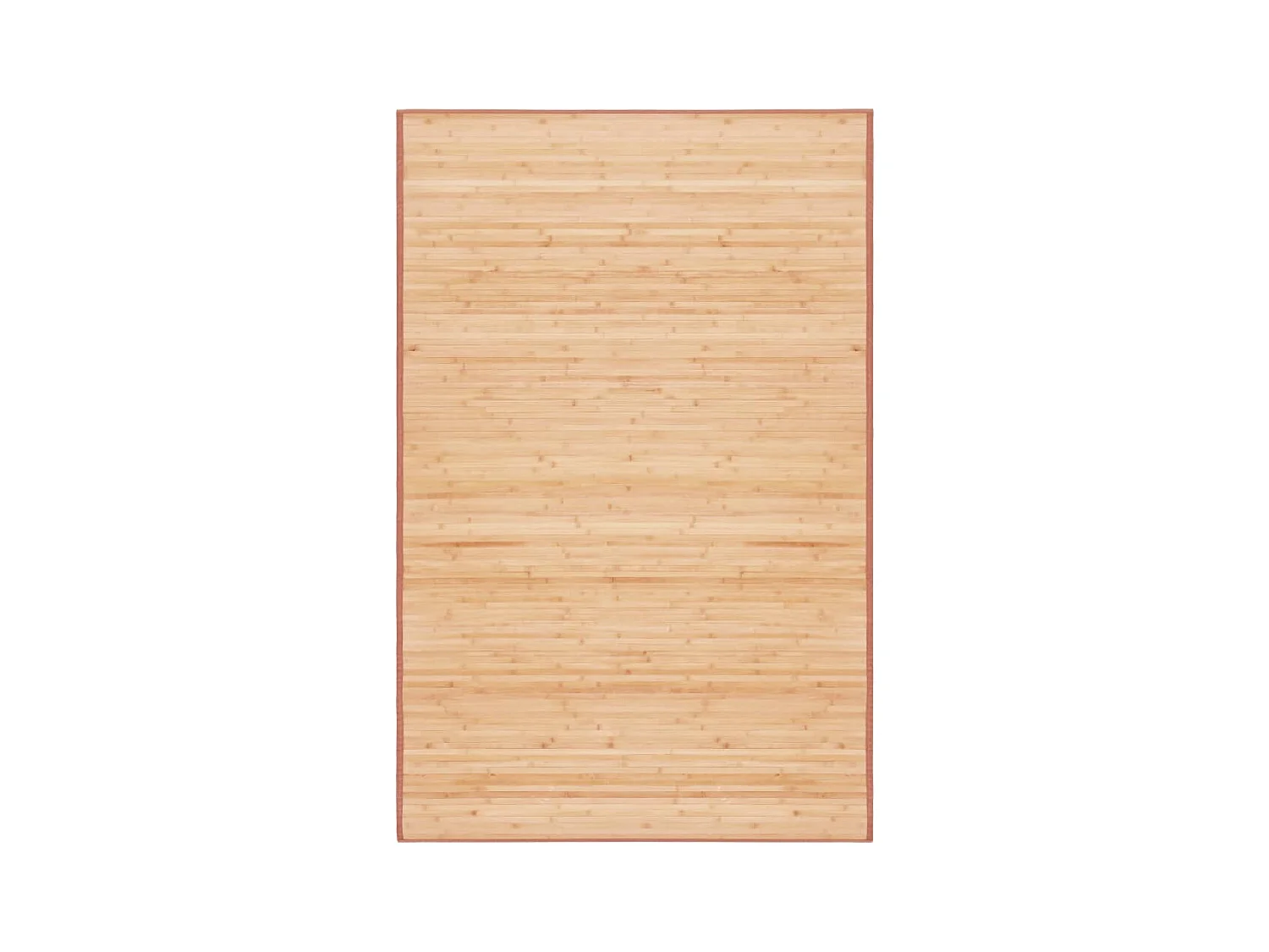 Tapis en bambou 100x160 cm Marron