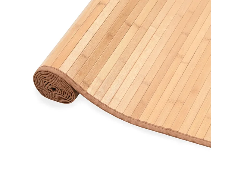 Teppich Bambus 100x160 cm Braun