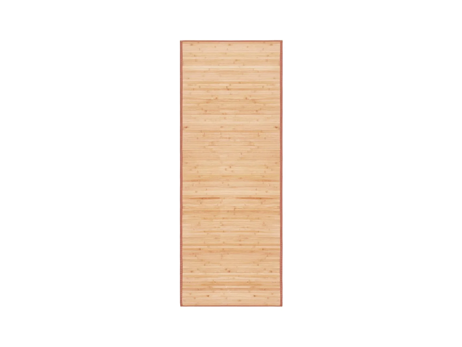 Tapis en bambou 80x200 cm Marron