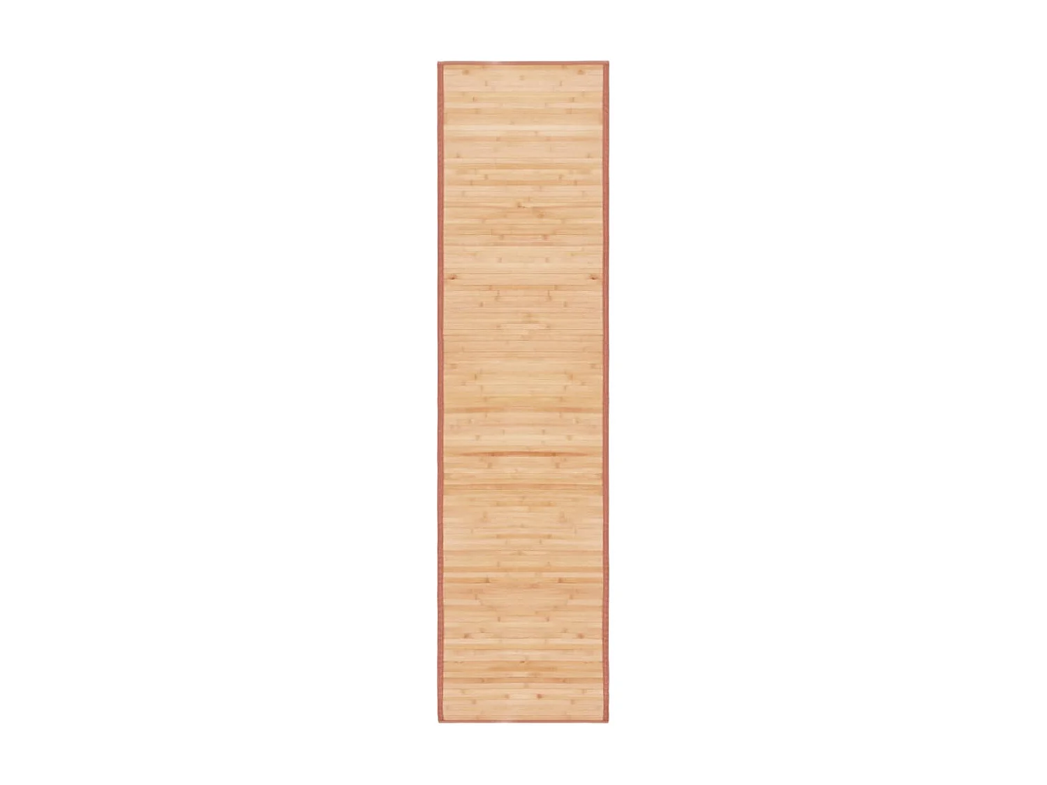 Tapete de Bambu Antiderrapante 80x300 cm Castanho - Elegância Natural para Sua Casa