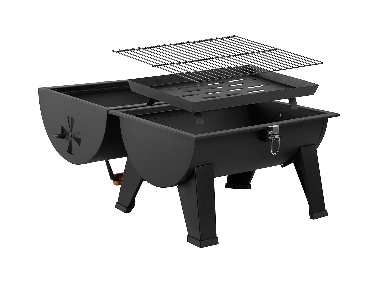 Barbecue à Charbon de Bois Portable Royal Gourmet - Surface Cuisson 44 x 31,8 cm